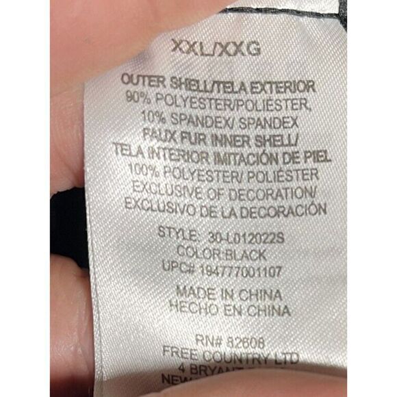 Free country youth girls XXL Lined jacket with hood fits like a women’s medium - Picture 8 of 9